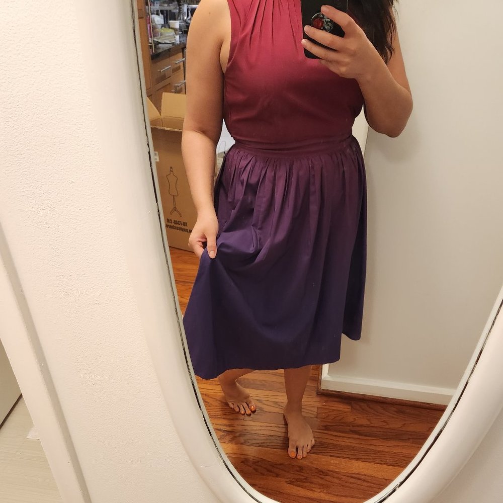 Showstopper ombre dress with pockets